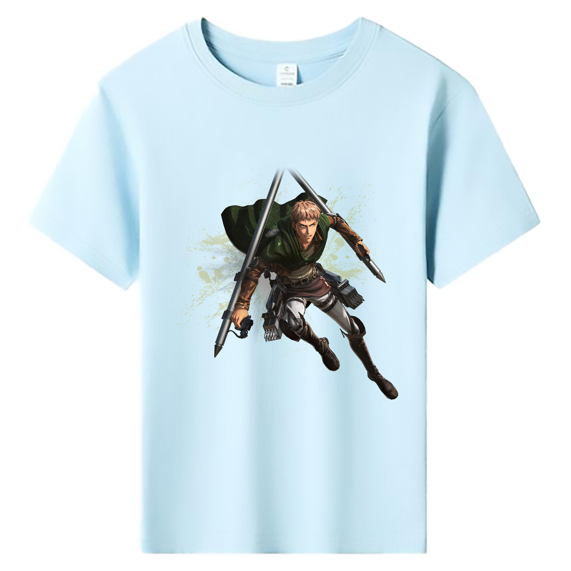 （画像用） 進撃の巨人 ジャン・キルシュタイン Attack on Titan Jean Kirstein 綿100％キッズTシャツ（フロントプリント）
